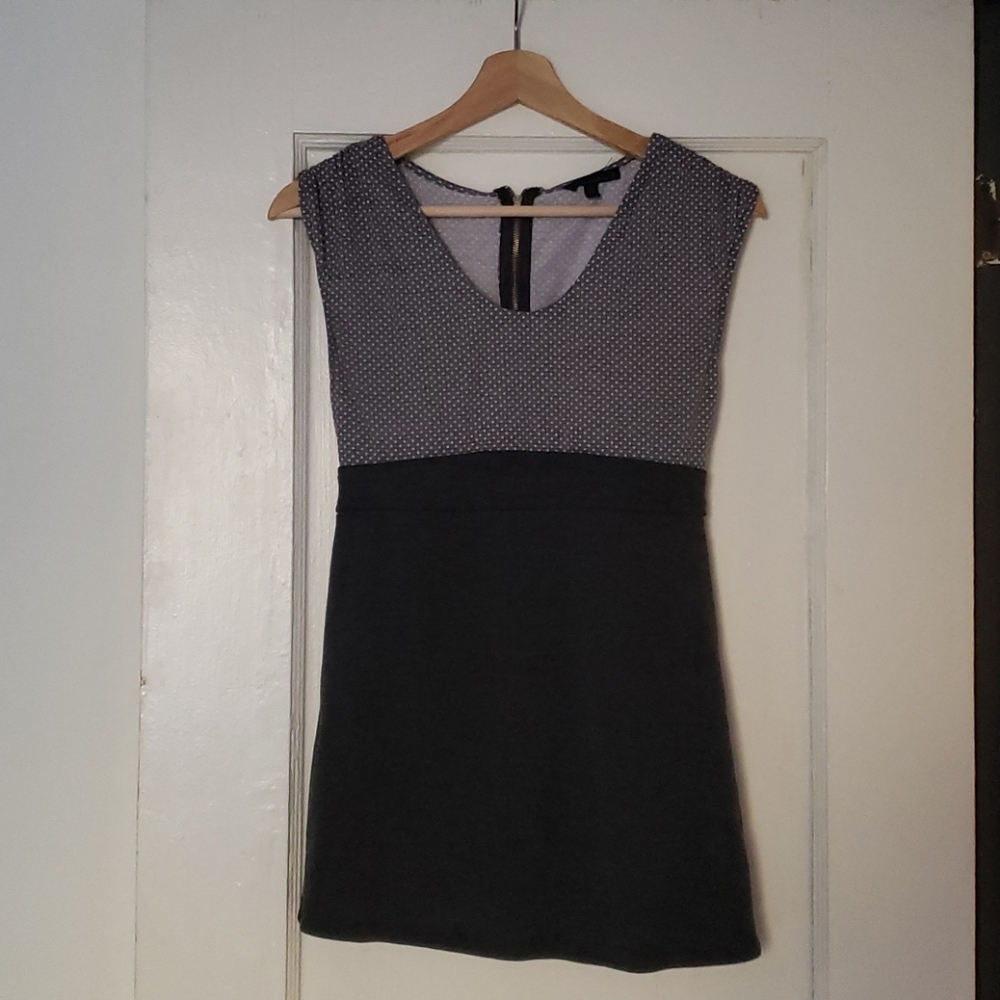 UO Slim zip up dress/shirt
